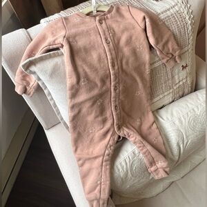 Rylee + Cru button down jumpsuit 12-18 months